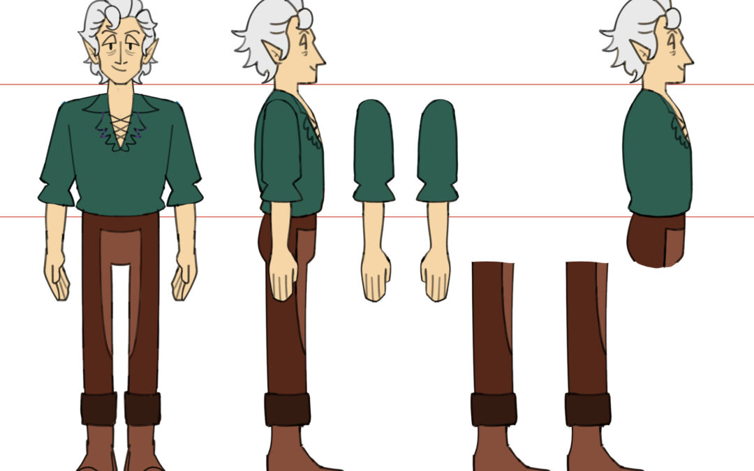 Charlie’s Inferno Animation Character Turnaround