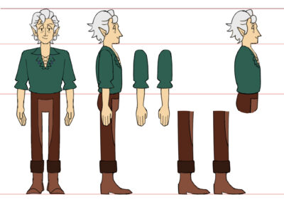 Charlie’s Inferno Animation Character Turnaround