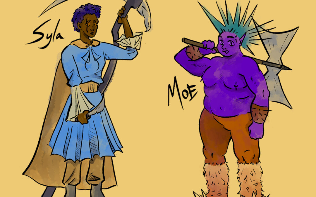 Wawata Character Designs for Landscape