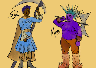 Wawata Character Designs for Landscape